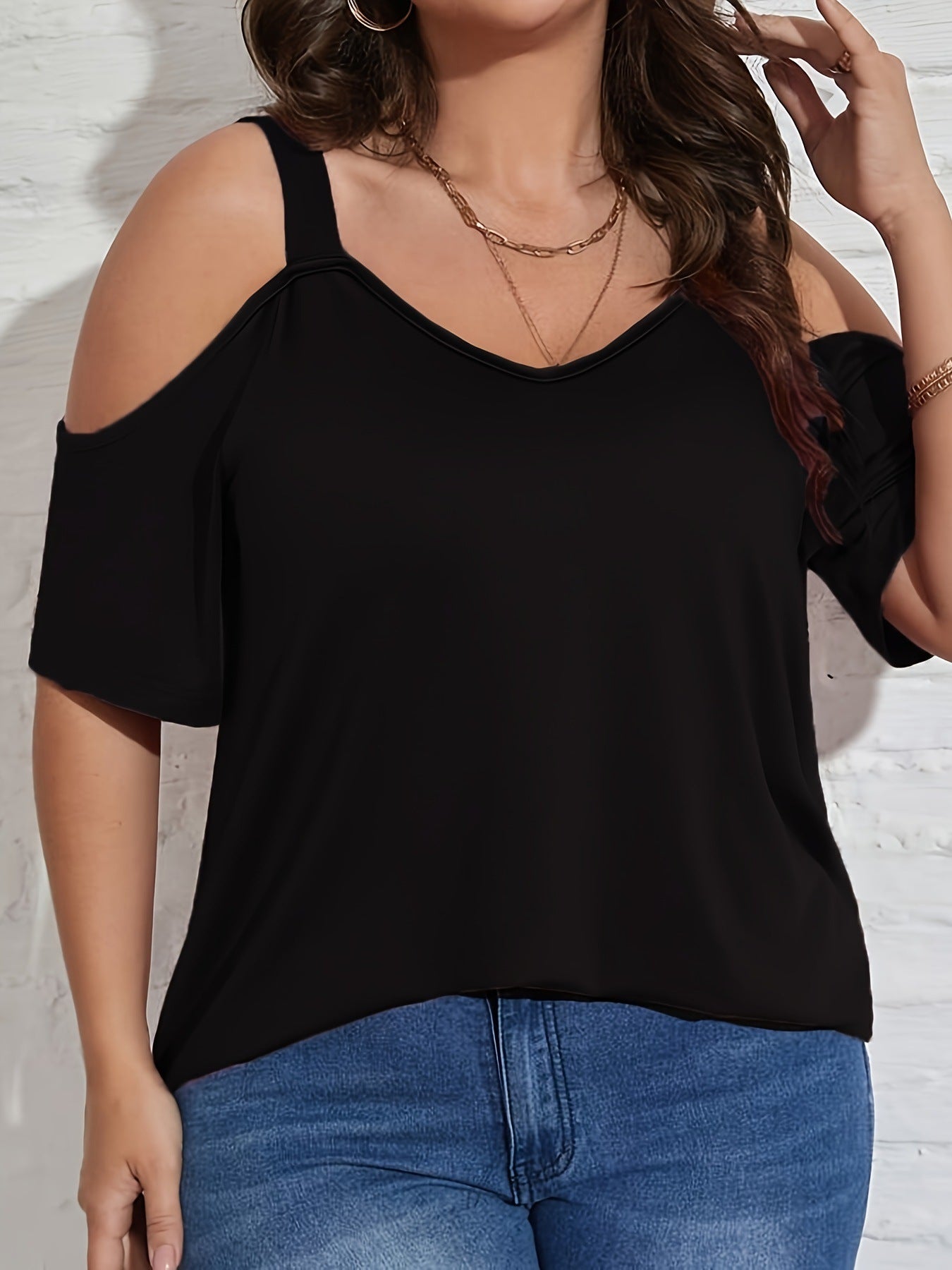 Innovative Women's Solid Color Fashion Sleeve Shorts