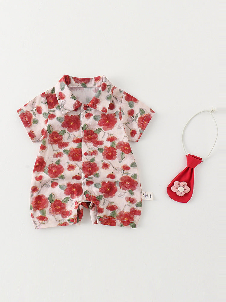 For Babies First Month Old Days Jumpsuit Cute Fashionable Romper Jumpsuit, Climbing Suit