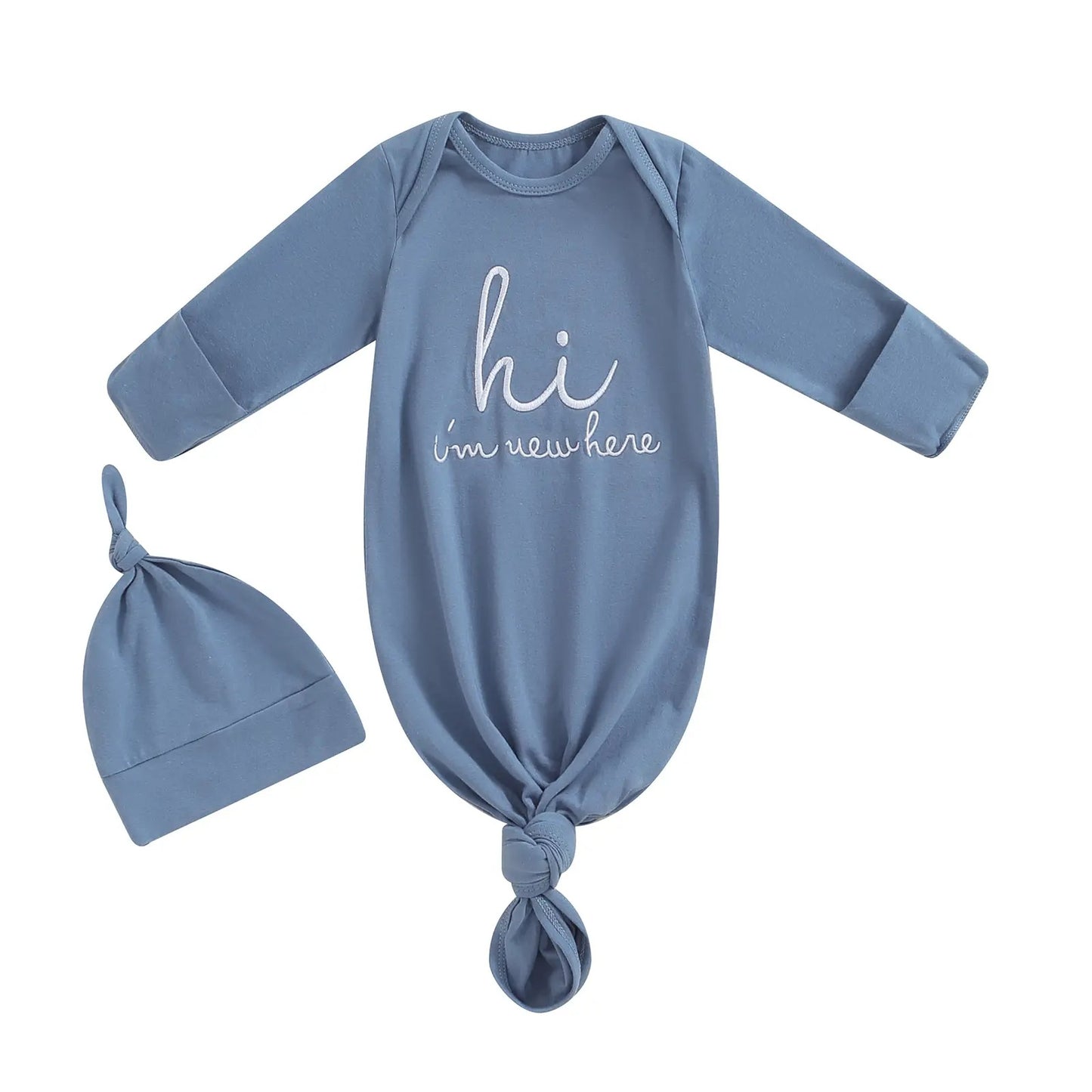 Sleeping Bag Jumpsuit Letter Embroidered Hat Born Jumpsuit, Climbing Suit