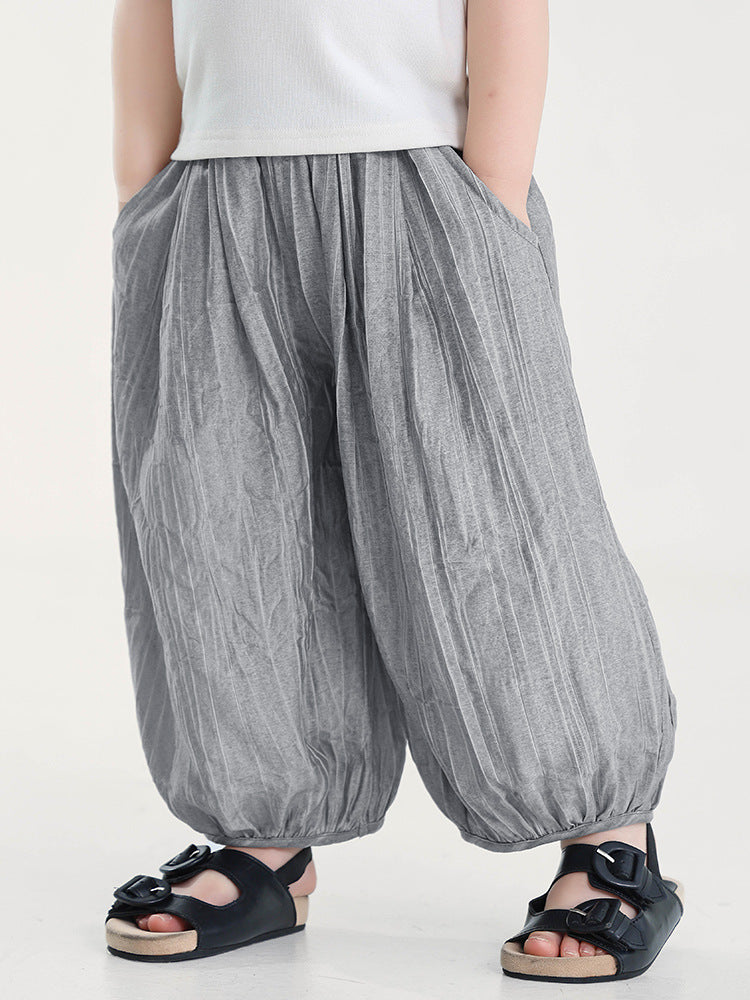 Children's Clothing Boy's Summer Thin Bloomers Cropped Children's Pants