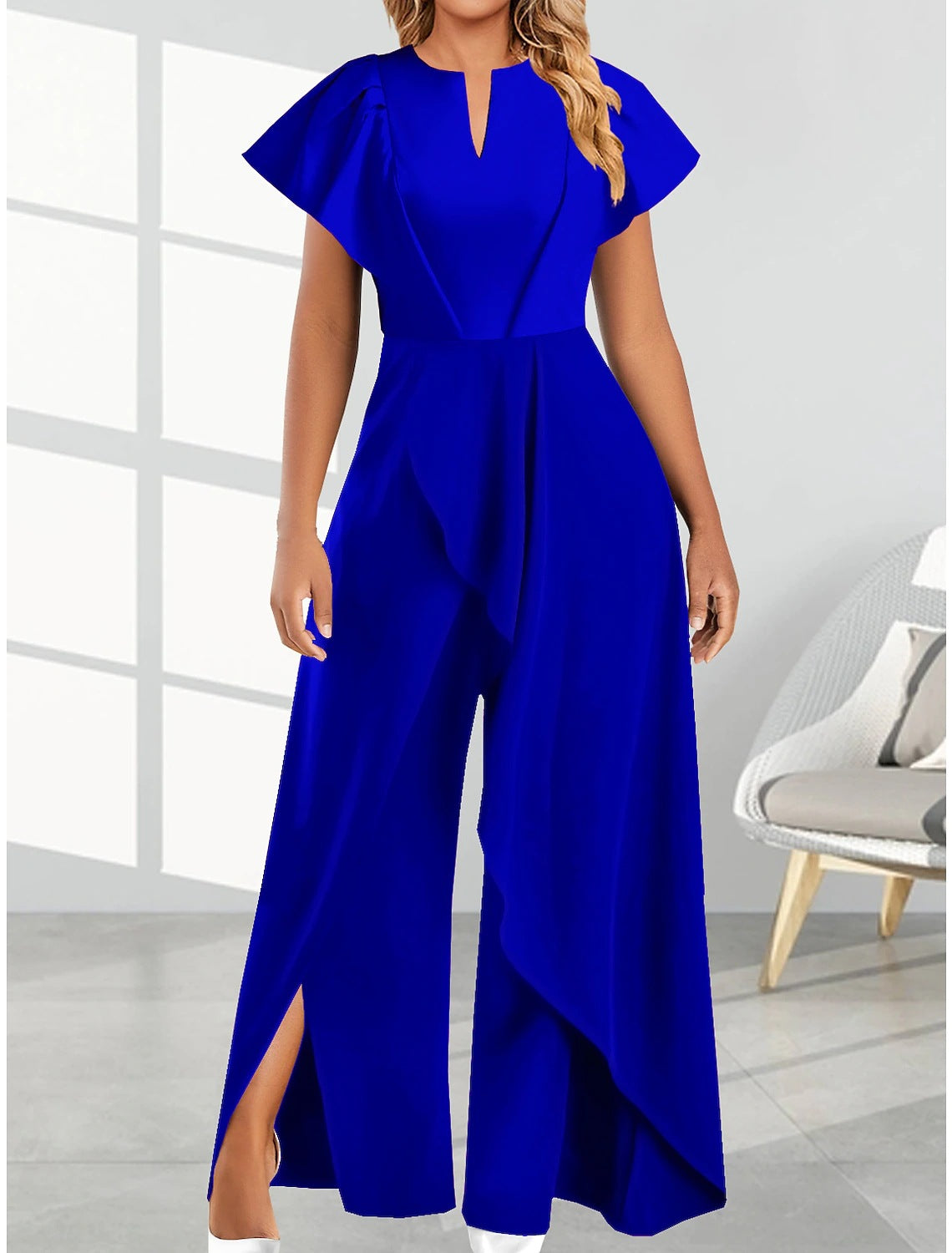 Popular Graceful Slouchy Women's Irregular Dress Fashion Casual Suit