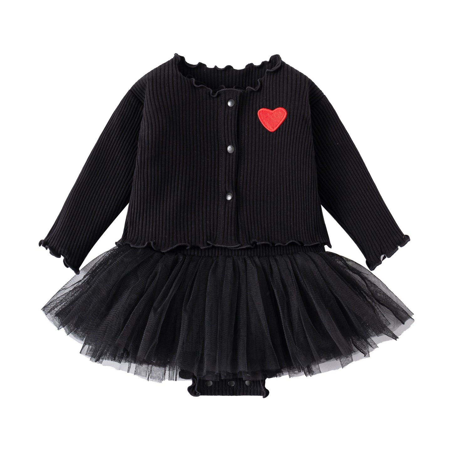 Autumn Summer Jumpsuit Romper Princess Dress Two-piece Born Jumpsuit, Climbing Suit
