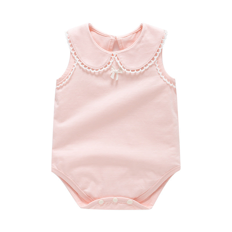 For Babies Thin Summer Clothing Sweet Vest Going Out Rompers Jumpsuit, Climbing Suit