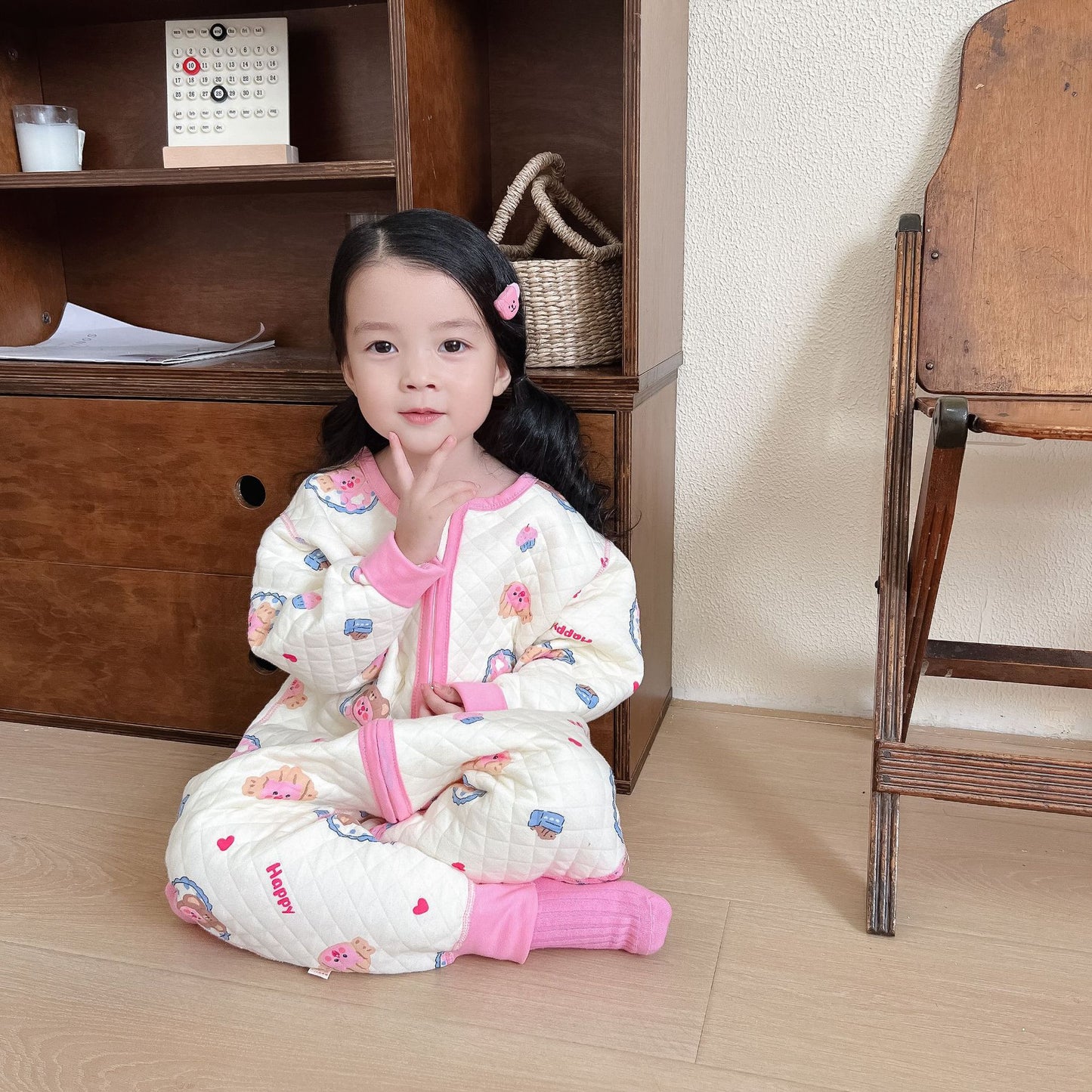 Seamless Warm Sleeping Bag Infant One-piece Jumpsuit, Climbing Suit