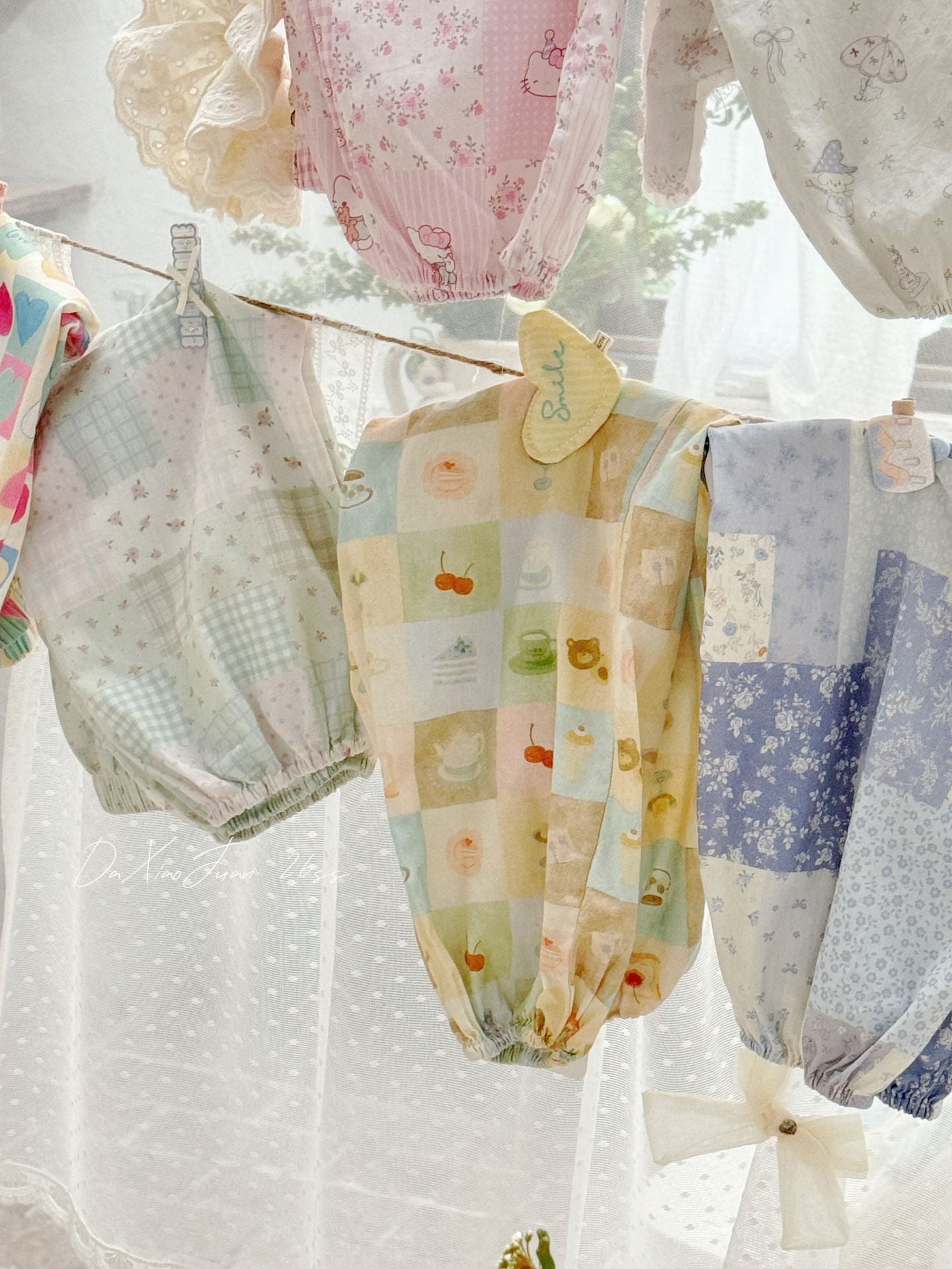 Children's Pure Cotton Summer Thin Air Conditioning Breathable Children's Pants