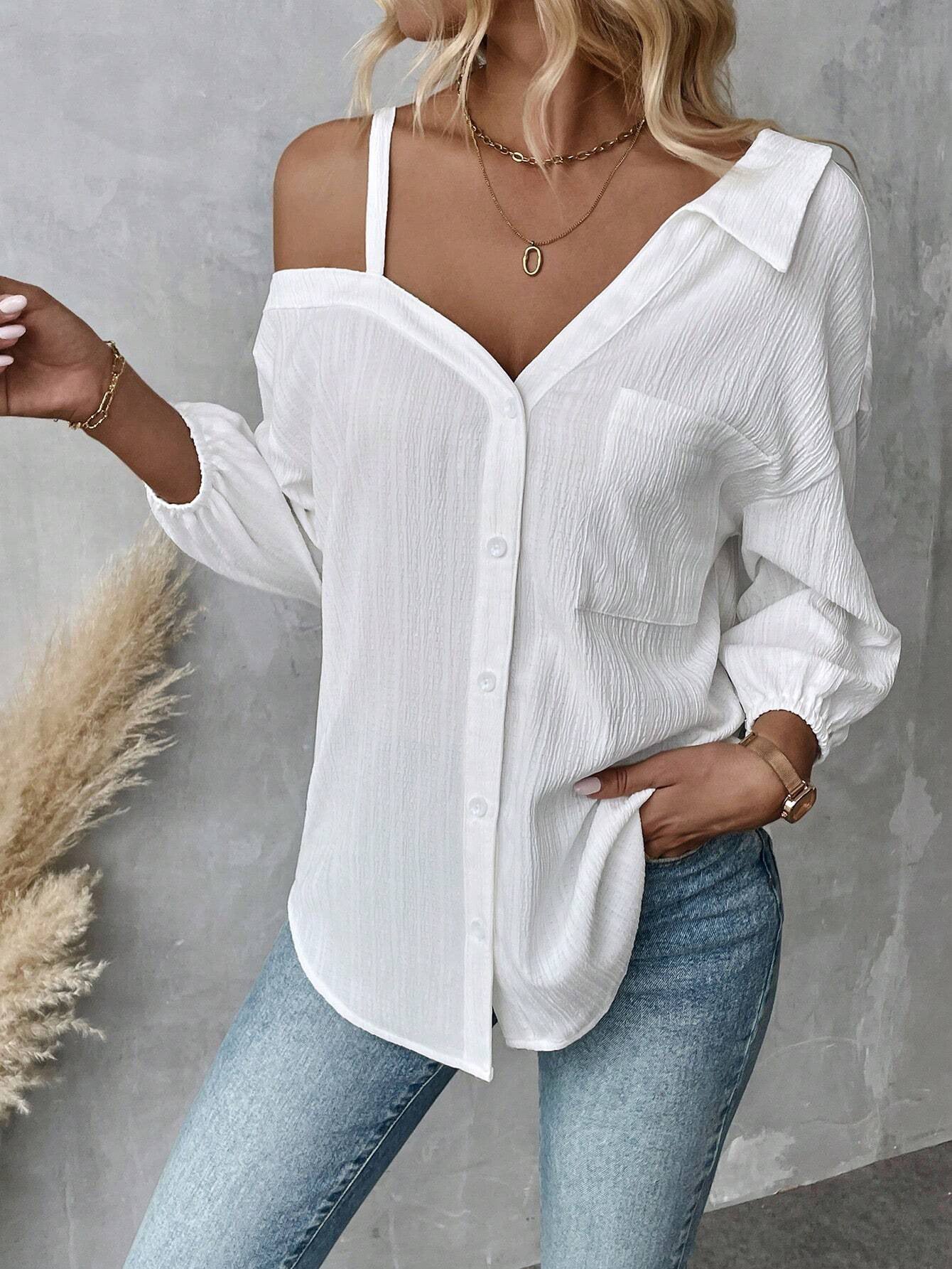 Lapel Three-quarter Sleeve Texture Single-breasted Casual Cardigans