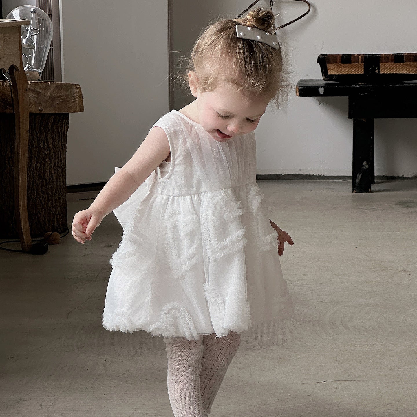 Bowknot Vest Skirt Female Style Fashionable Summer Children's Dress