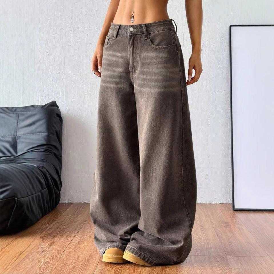 Women's With Design Sense Loose Slimming Fashionable Women's Jeans
