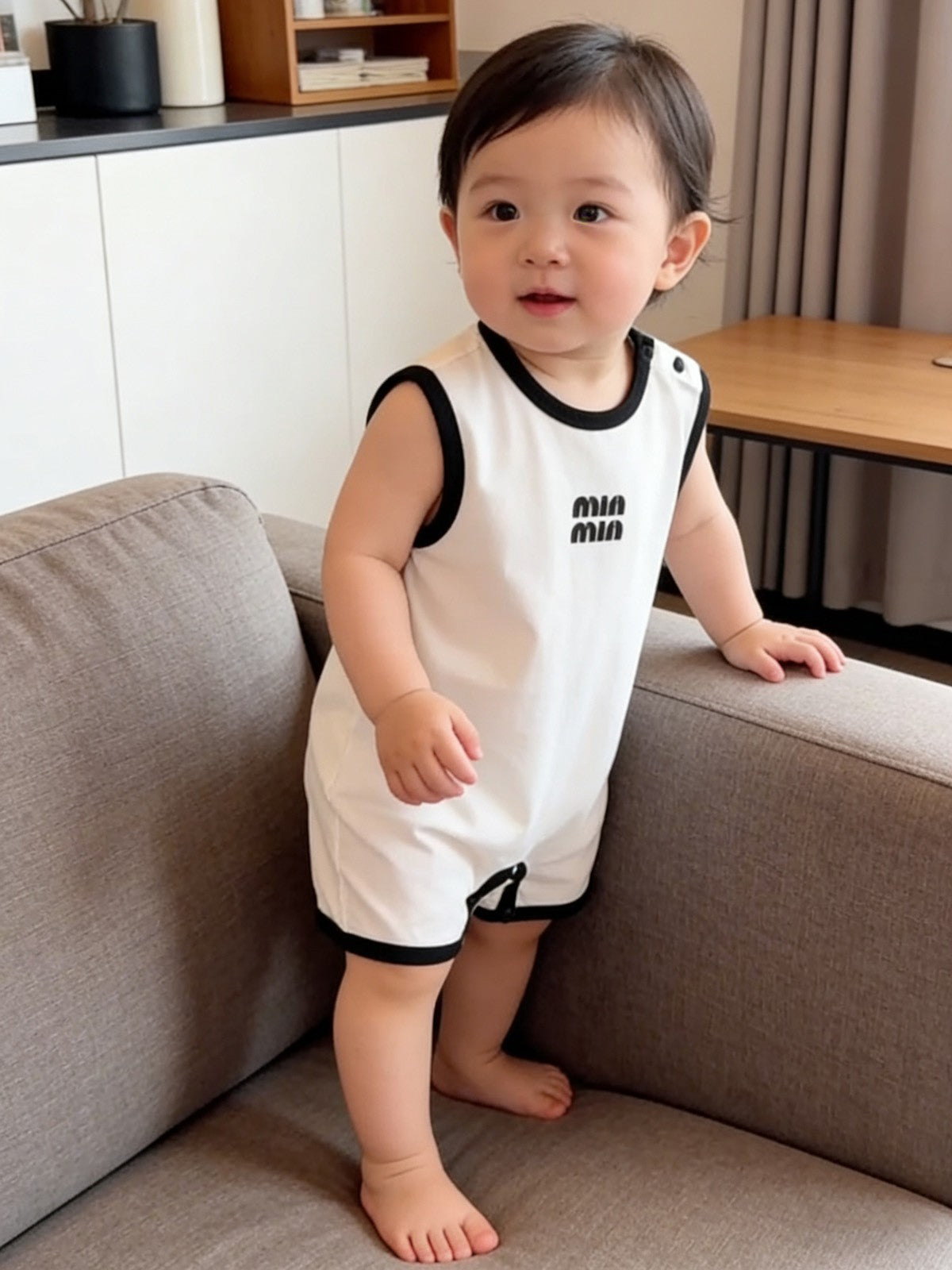 T-shirt Short Sleeve Family Of Three Parent-child Outfit