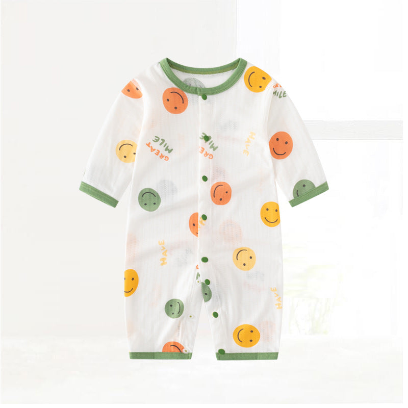 Modal Jumpsuit Thin Long Sleeve Split Romper Breathable Jumpsuit, Climbing Suit