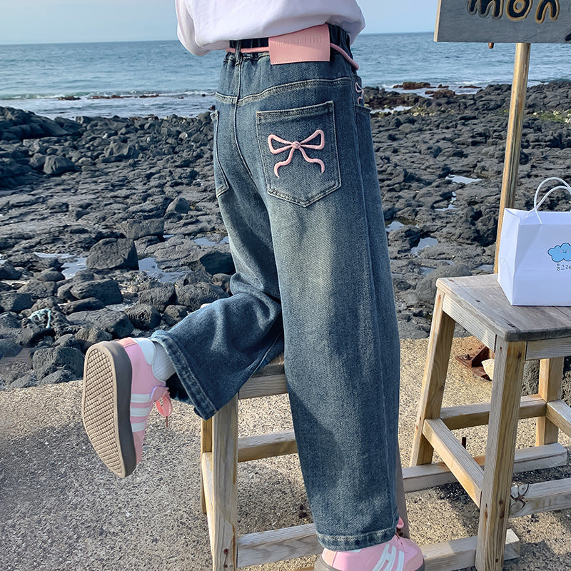 Variety Of Medium Large Embroidered Patch Children's Pants