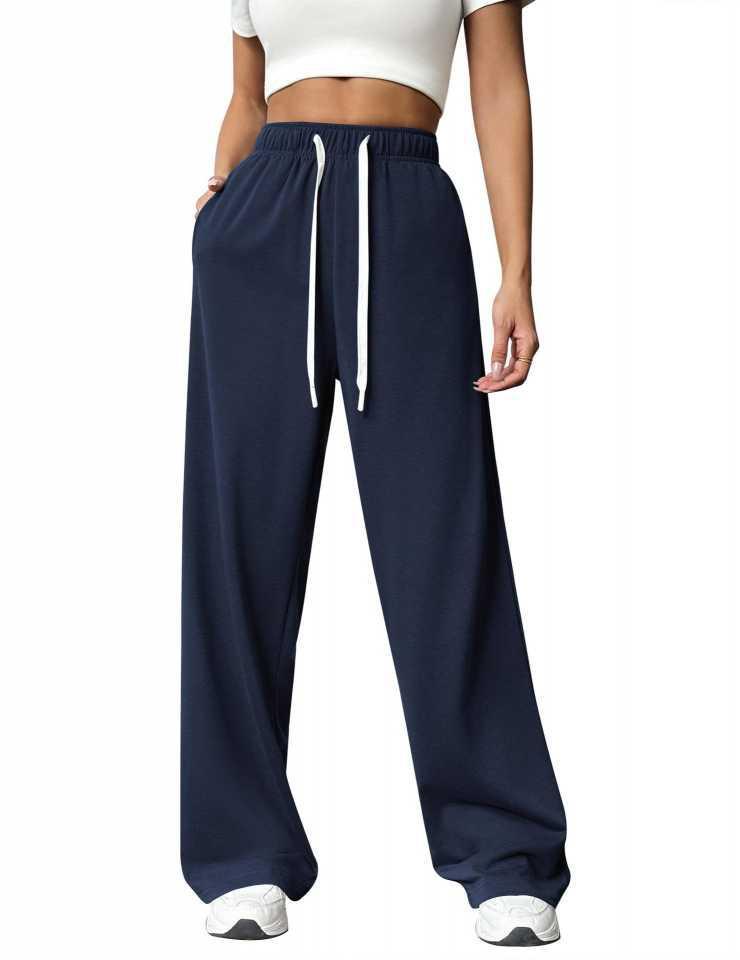 Women's Loose Straight Wide Leg Exercise Casual Pants
