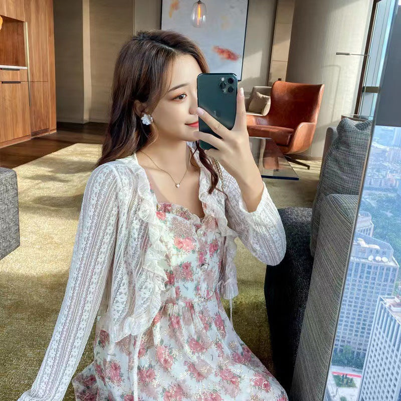 Women's Fashionable Outer Wear Shawl Summer With Coats
