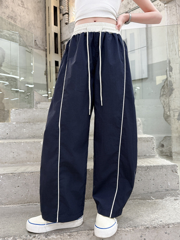 Women's & Children's Trousers Summer Thin Wear Track Loose Straight Children's Pants