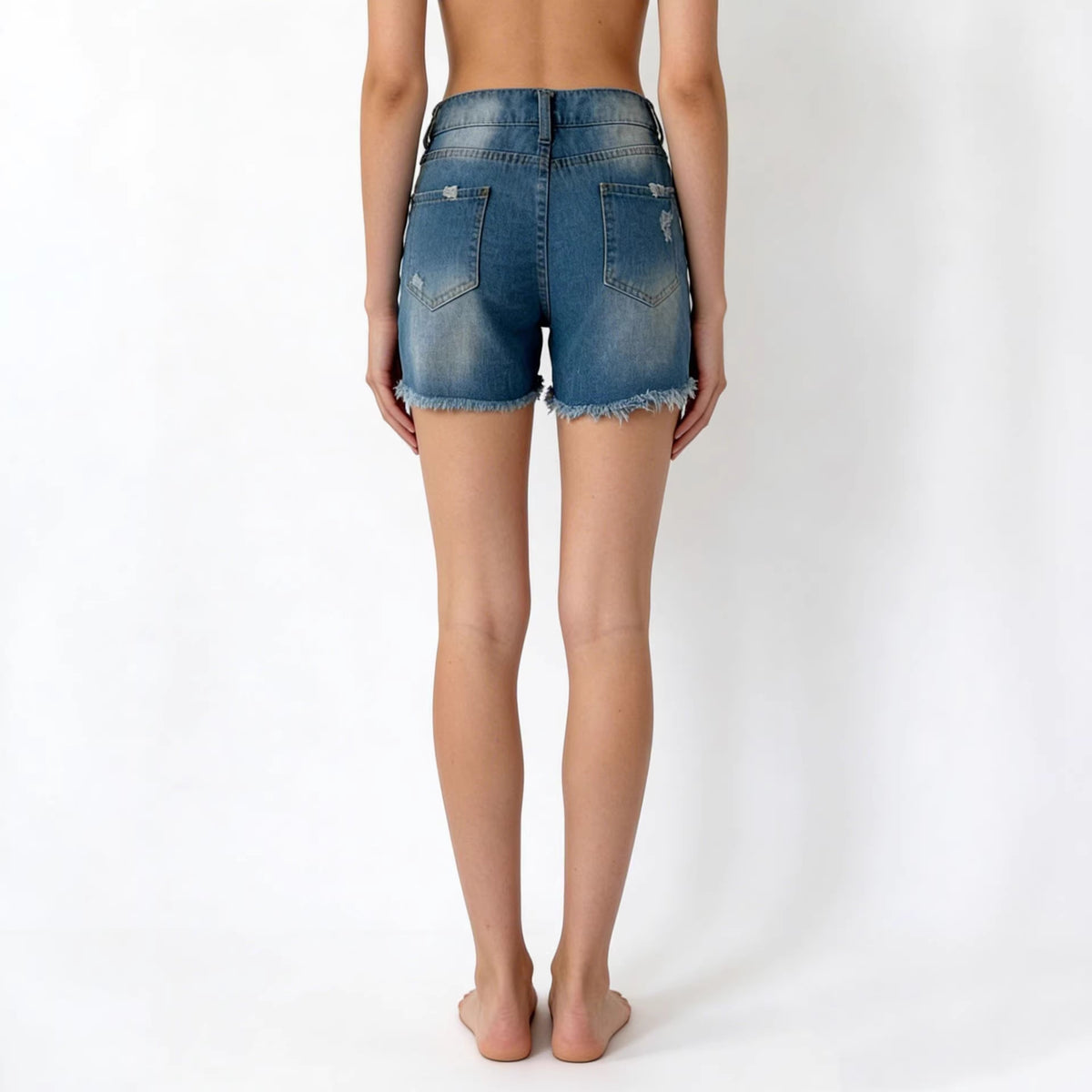 Hole Flow Fashion Baggy Denim Female Women's Jeans