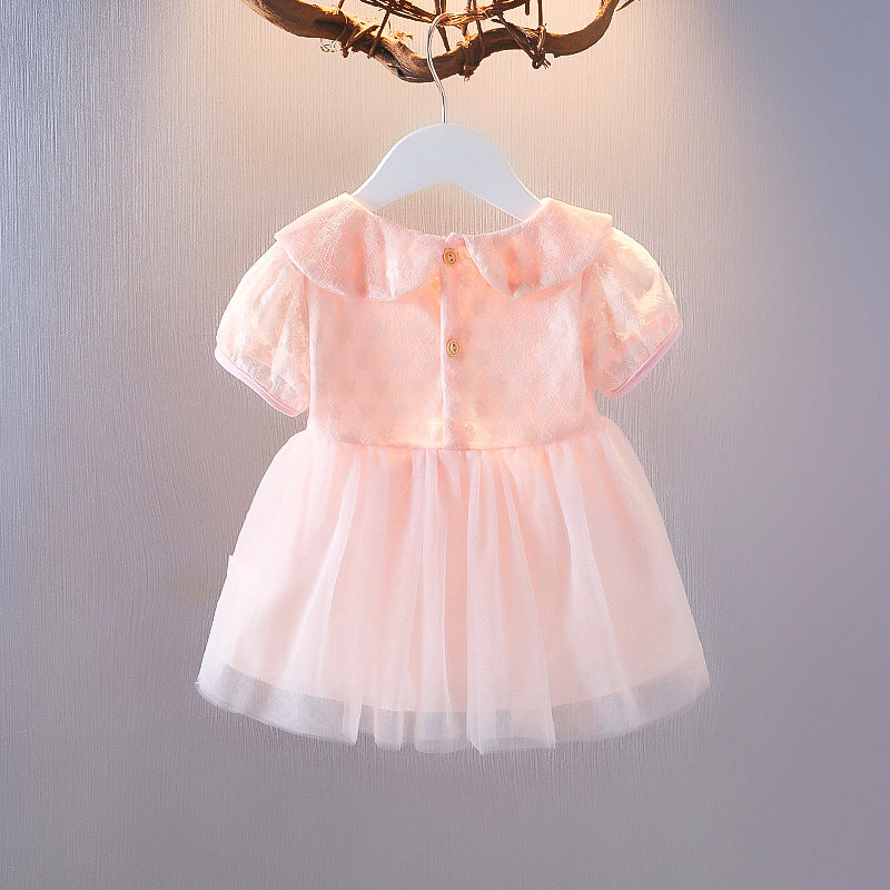 Summer Gauze Western Style Fashion Princess Children's Dress