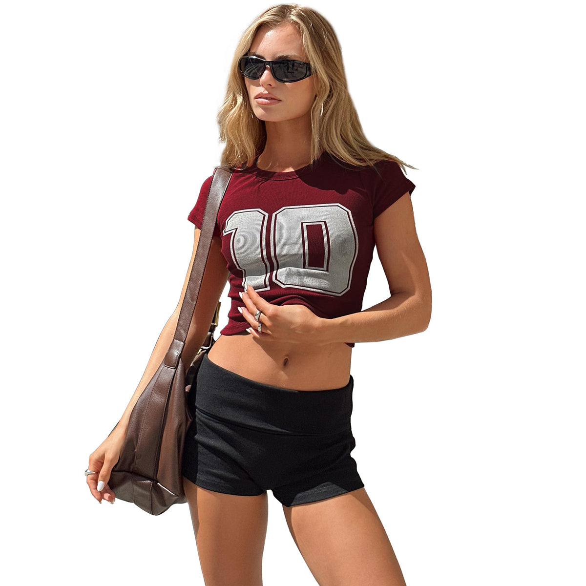 Summer Solid Color Slim Fit Cotton Hip Lifting Fashion Shorts