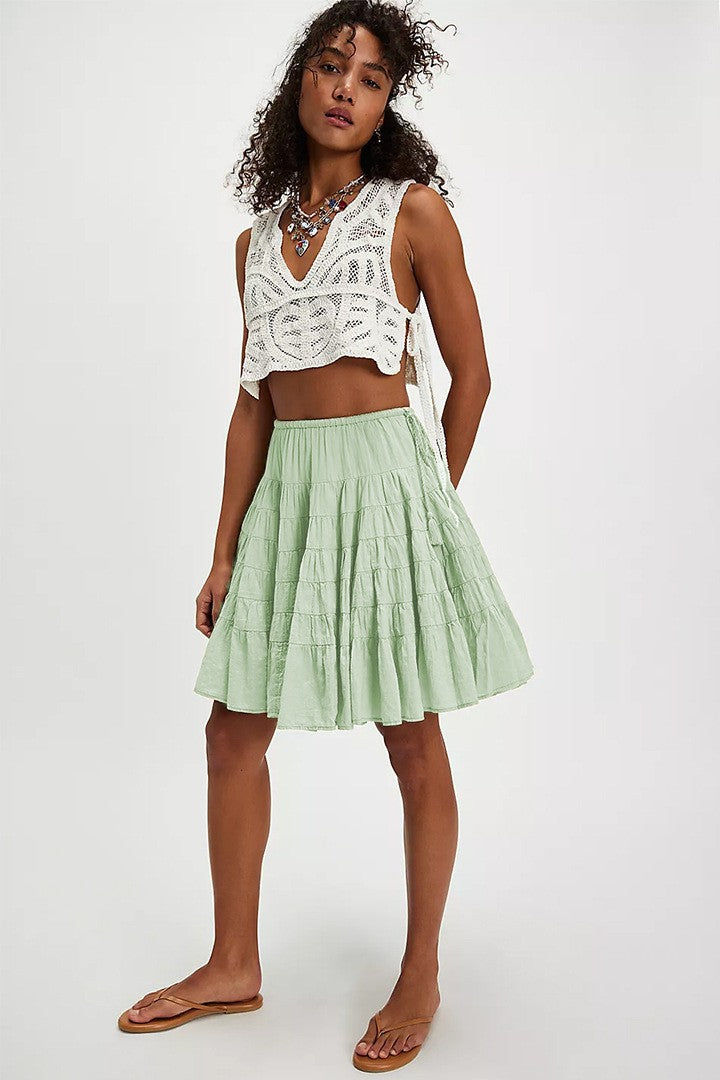 Summer Lace High Waist Temperament Elegant Skirt