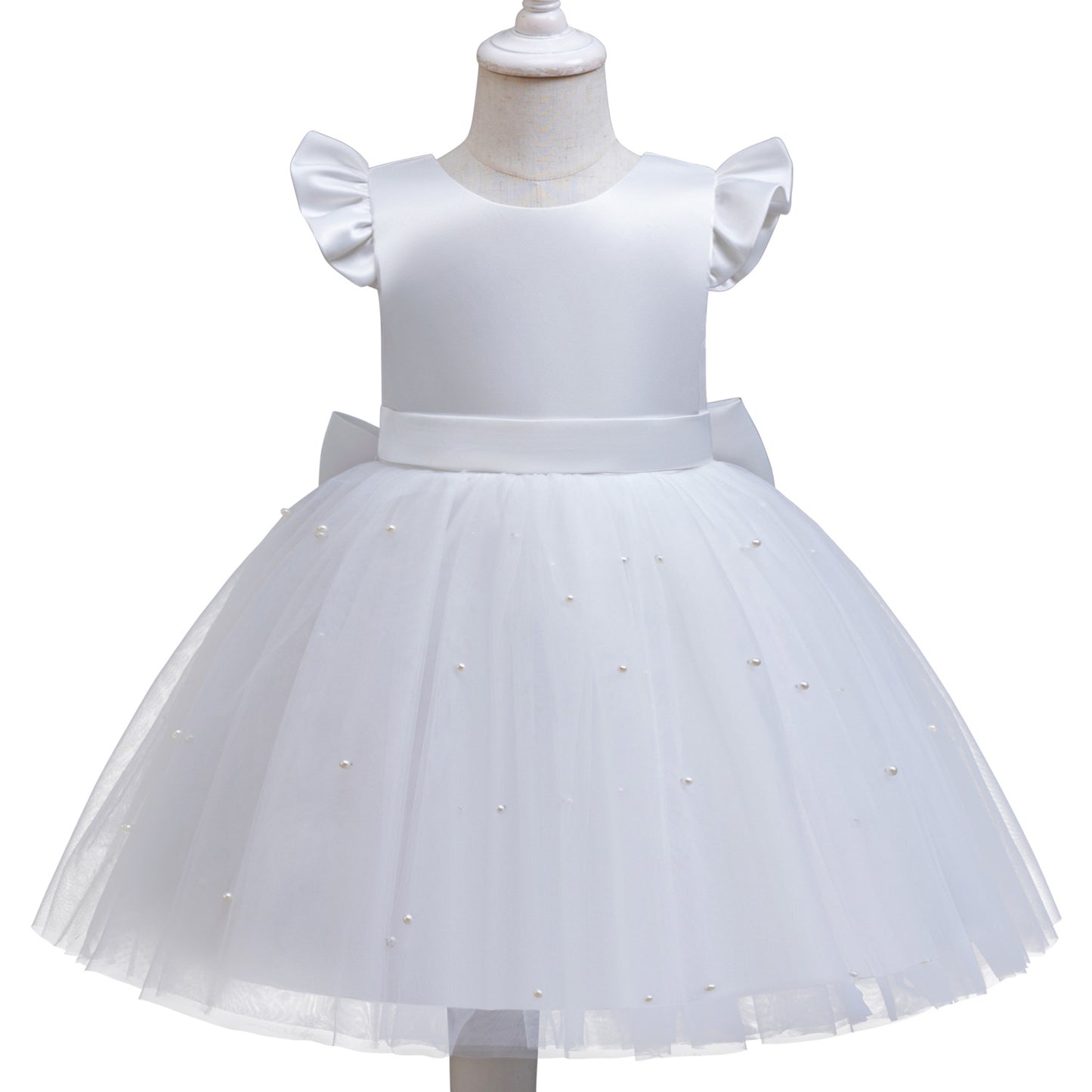 Pettiskirt Piano Host Performance Wear One Year Children's Dress