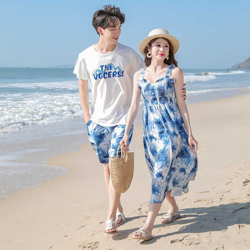 Glamorous Cool Suit Beachwear Midi Dress Parent-child Outfit