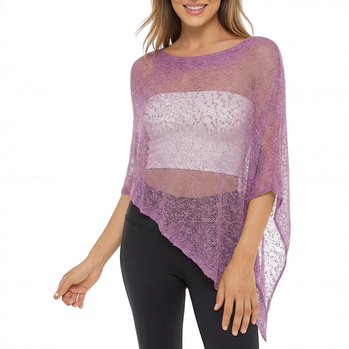 Women's Shawl Sun Protection Loose Idle Thin Ice Silk Lace Shirt, Chiffon Shirt