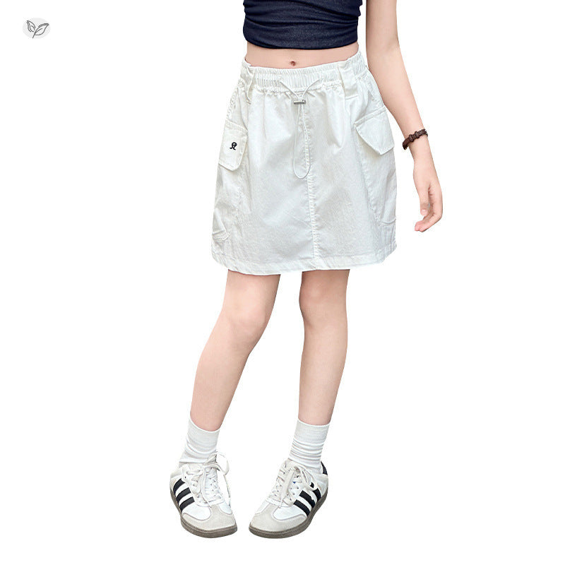 Children's Summer Medium Large Lightweight A- Line Children's Pants