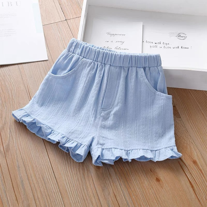 Children's Summer Clothing Loose Western Style Casual Solid Children's Pants