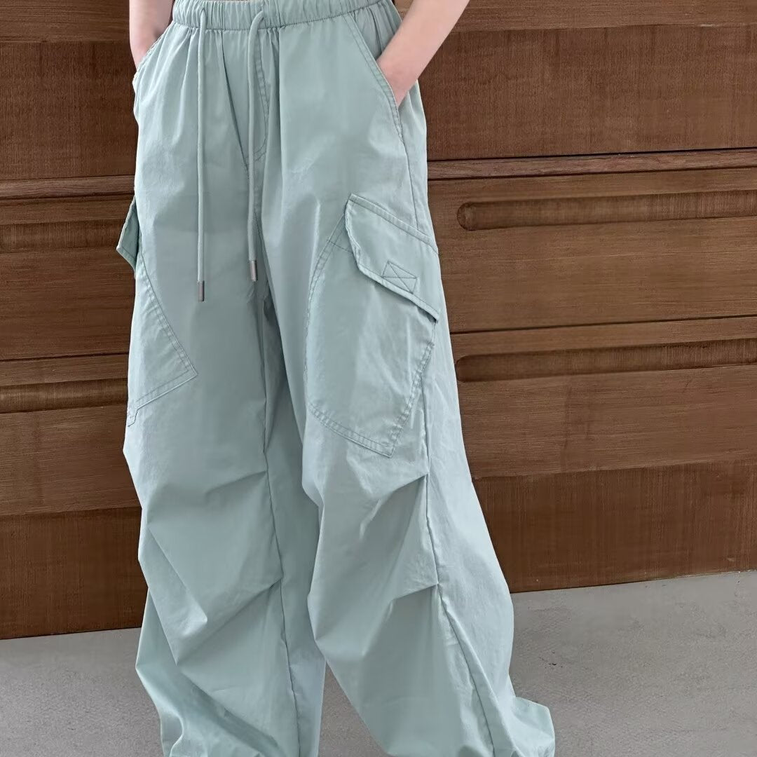 Thin Overalls Big Junior High School Youth Clothes Children's Pants