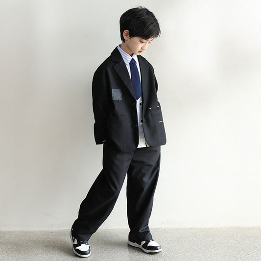 Boys Autumn Clothing Wear Handsome Fashionable Children's Suit