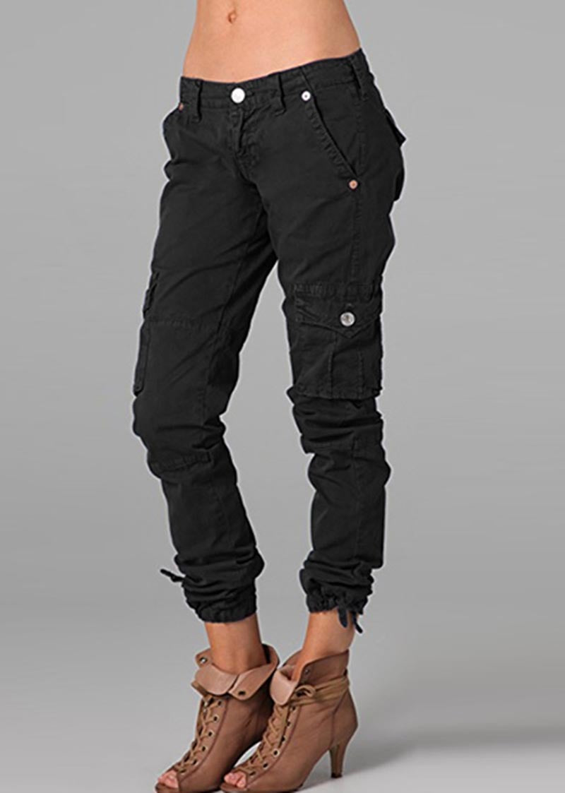 Trendy Casual Women's Tactical Sports Green Casual Pants