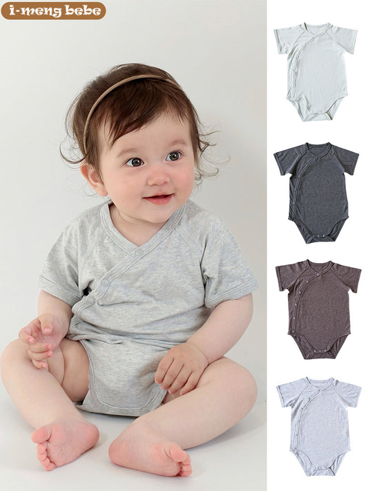 Belly Protection Clothes Unisex Short Sleeve Triangle Jumpsuit, Climbing Suit