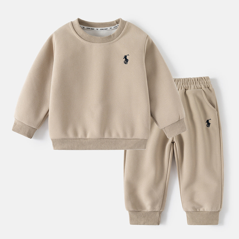 Children's Clothing Long-sleeved Sports Sweatshirt Two-piece Set Children's Suit