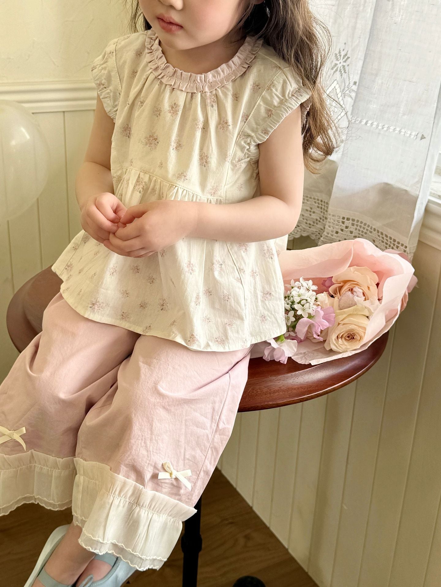 Children's Large Small Summer Lace Cute Children's Pants