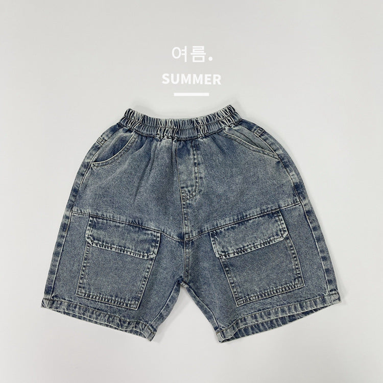 Children's Khaki Royal Doll Korean Style Shorts Summer Children's Pants