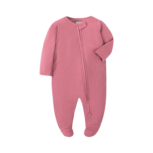 Children's Long Sleeve Zipper Bodysuit Rompers Pajamas Clothes Four Jumpsuit, Climbing Suit