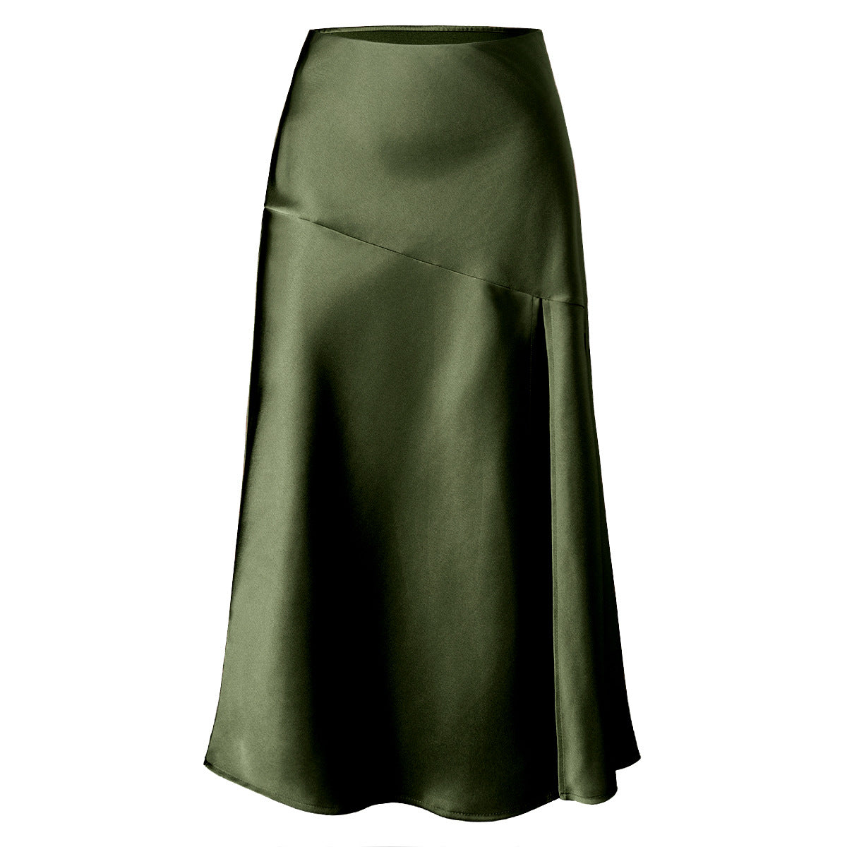 Women's Elastic Split Long Sexy Patchwork Hip Skirts
