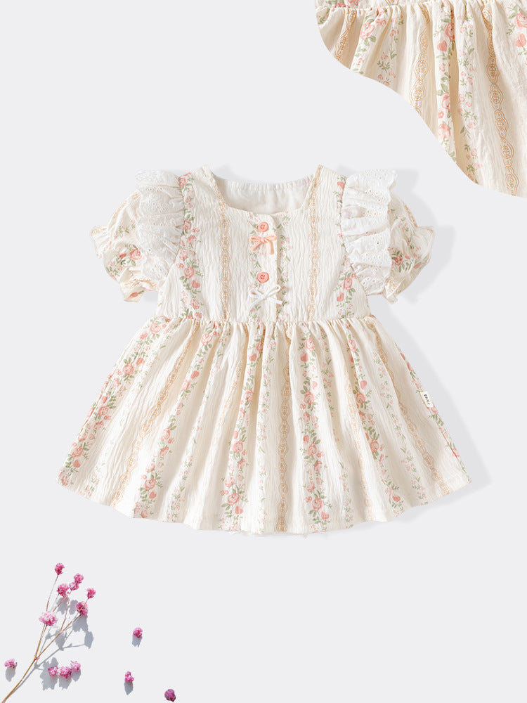 For Babies Summer Dress Fashionable Cute Sisters Outfit Rompers Jumpsuit, Climbing Suit