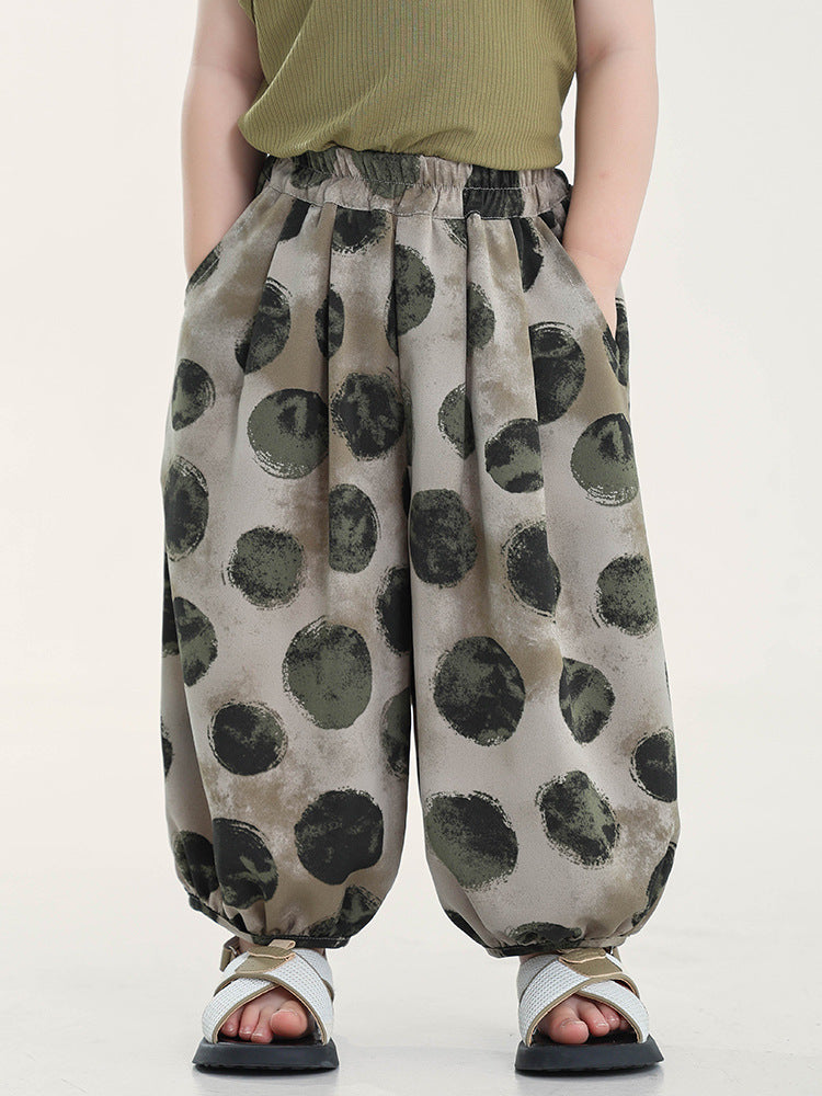 Children's Boy's Summer Thin Bloomers Korean Style Children's Pants