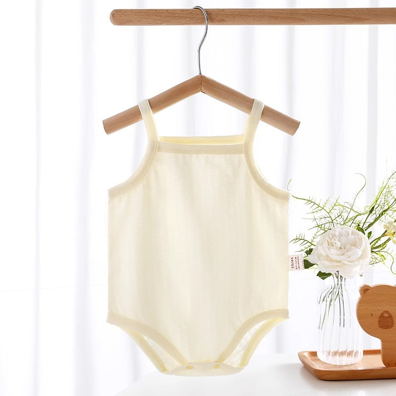 Women's & Men's Thin Sleeveless Breathable Sling Tank Tops Triangle Rompers Jumpsuit, Climbing Suit