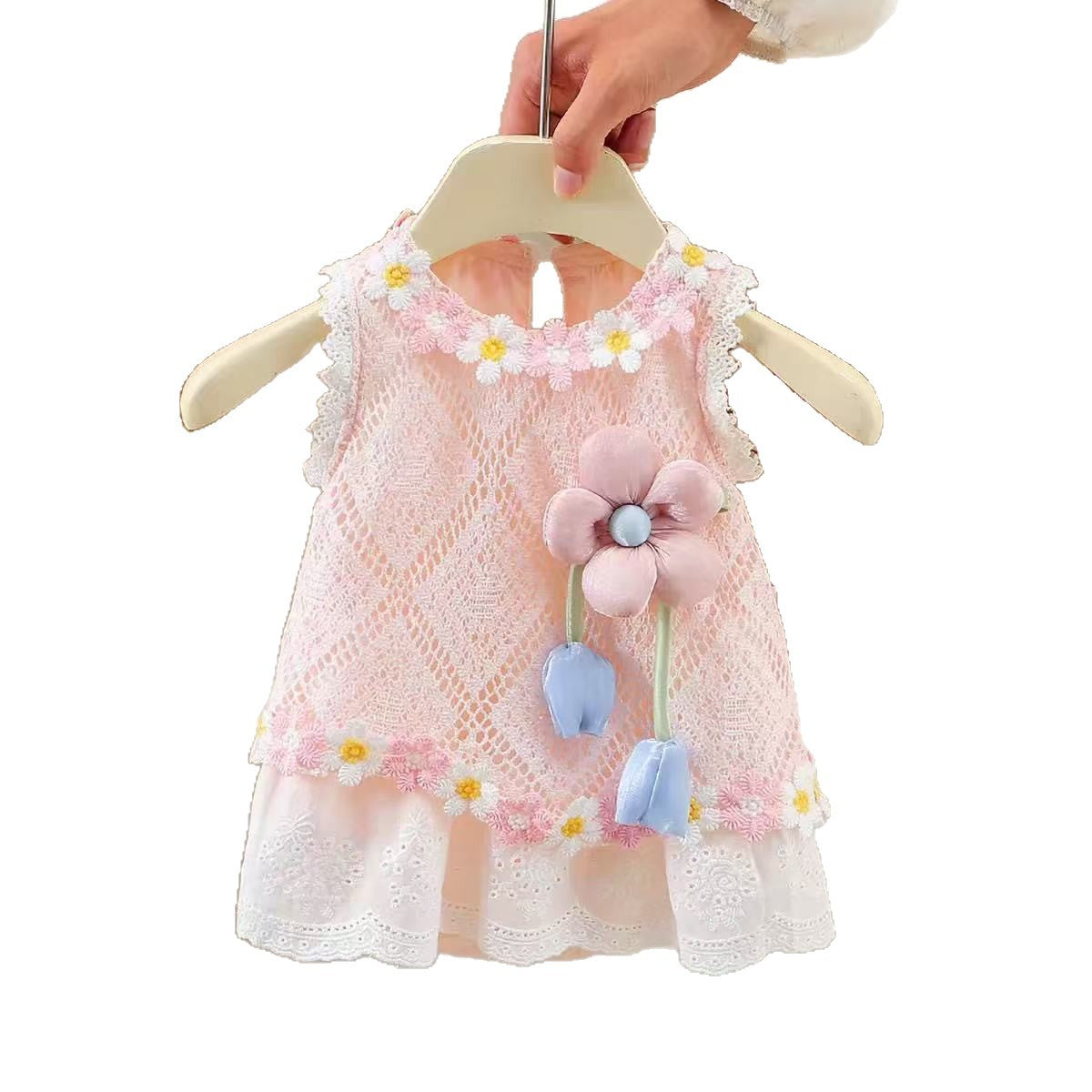Bloomer With Skirt Jumpsuit Thin Sleeveless First Month Old Days Jumpsuit, Climbing Suit