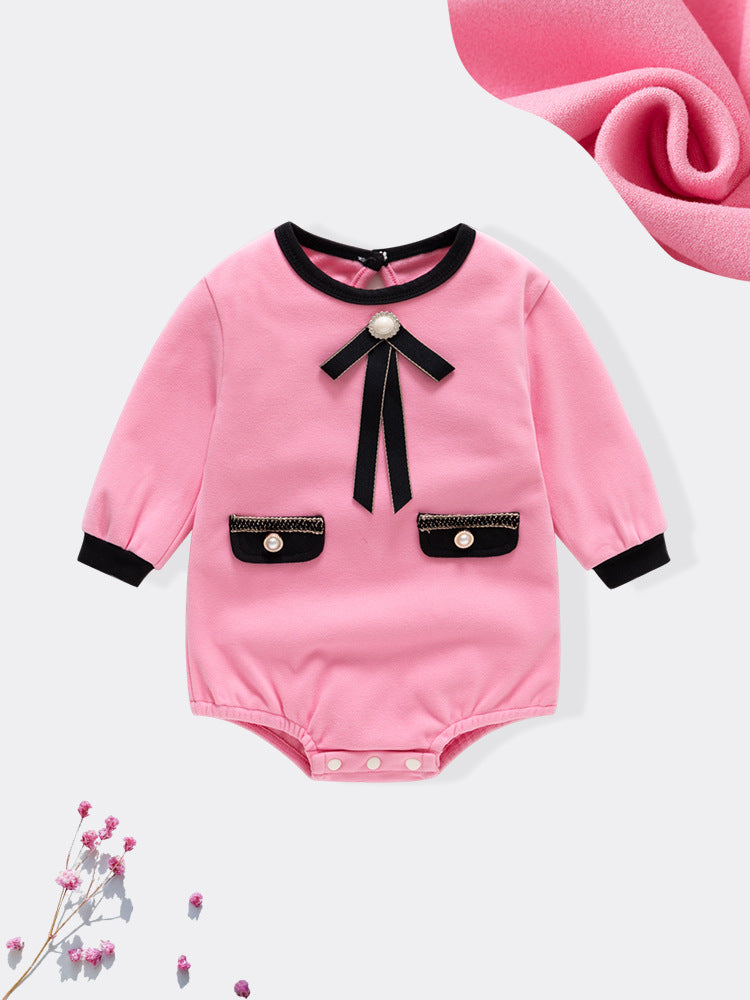 Classic Style Clothes Super Cute Warm Princess Born One Year Jumpsuit, Climbing Suit
