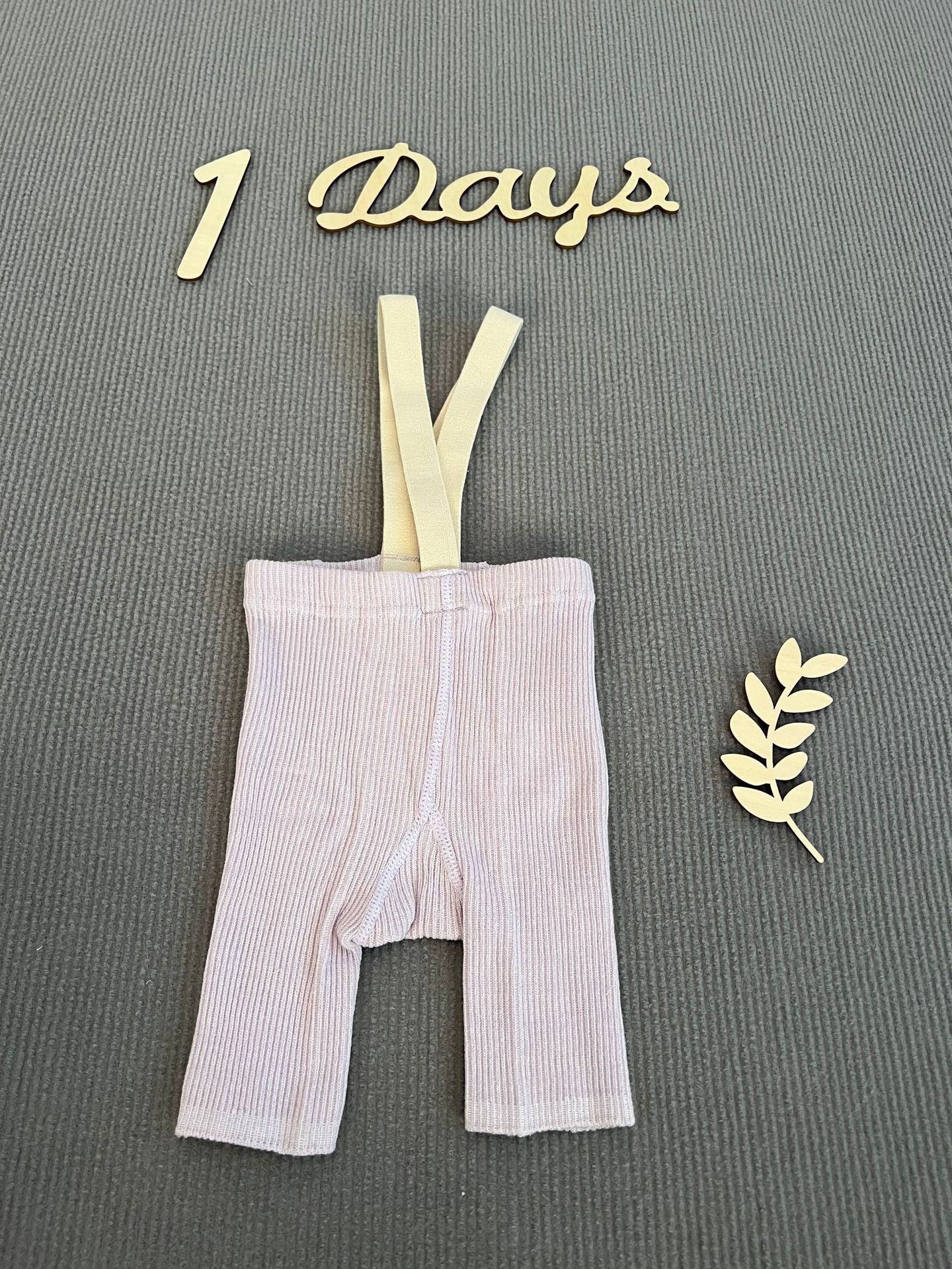 Children's Weightlifting Style Long High Waist Overalls Knitted Children's Pants