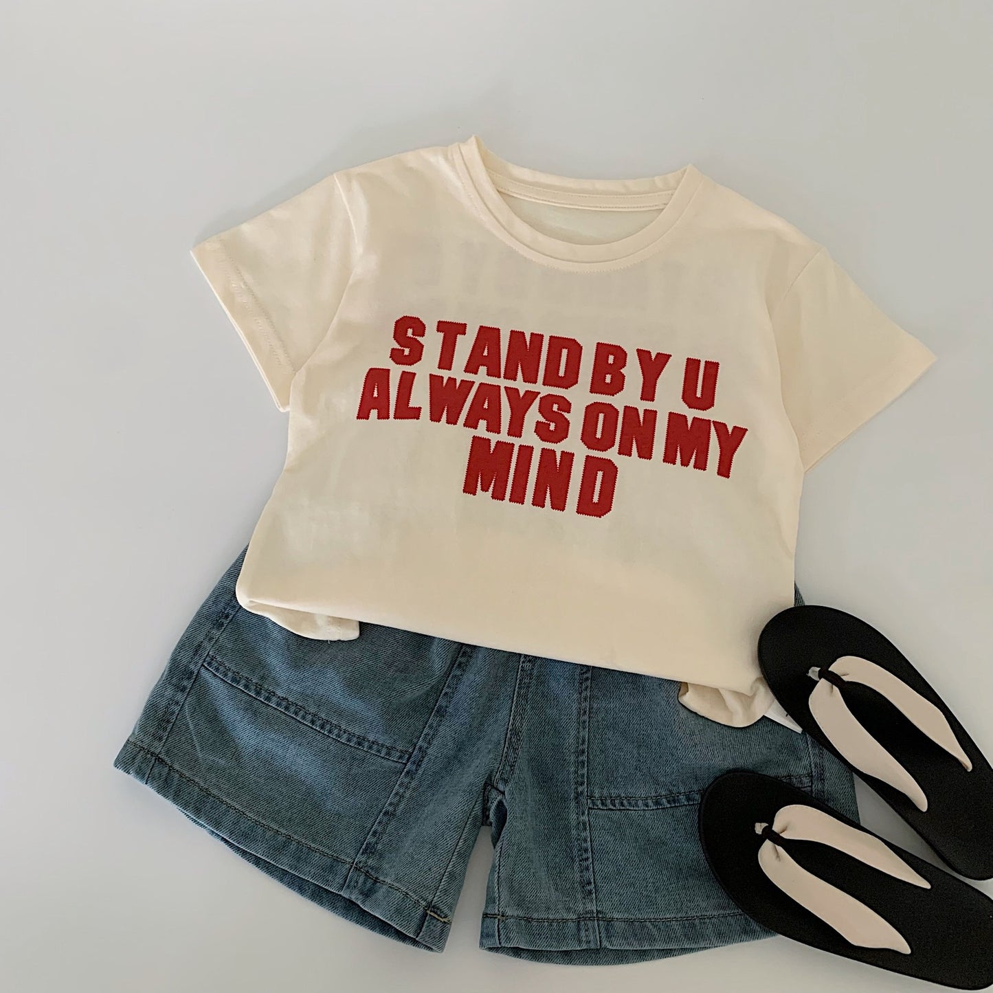 Children's Denim Shorts Summer Boys Solid Color Children's Pants