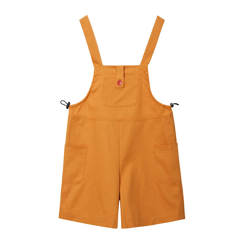 Summer Wind Printed Shirt Suspender Skirt Suit Family Of Three Parent-child Outfit