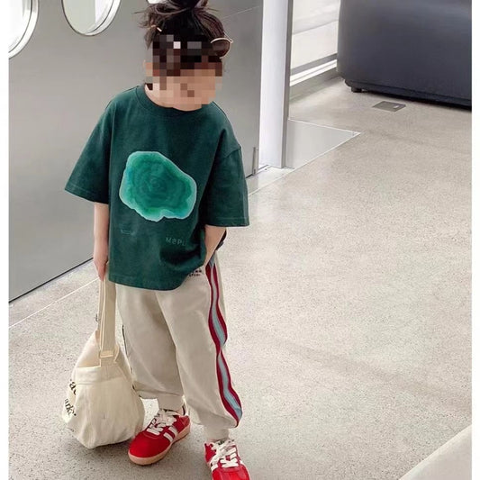 Children's Summer Trousers Clothes Side Tape Fashionable Children's Pants