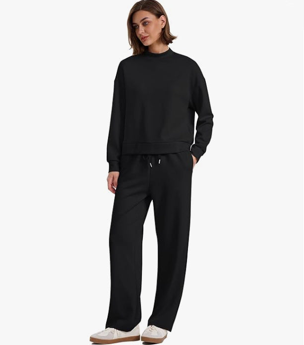 Women's Autumn Sports Leisure Pullover Long Sleeve Two-piece Fashion Casual Suit