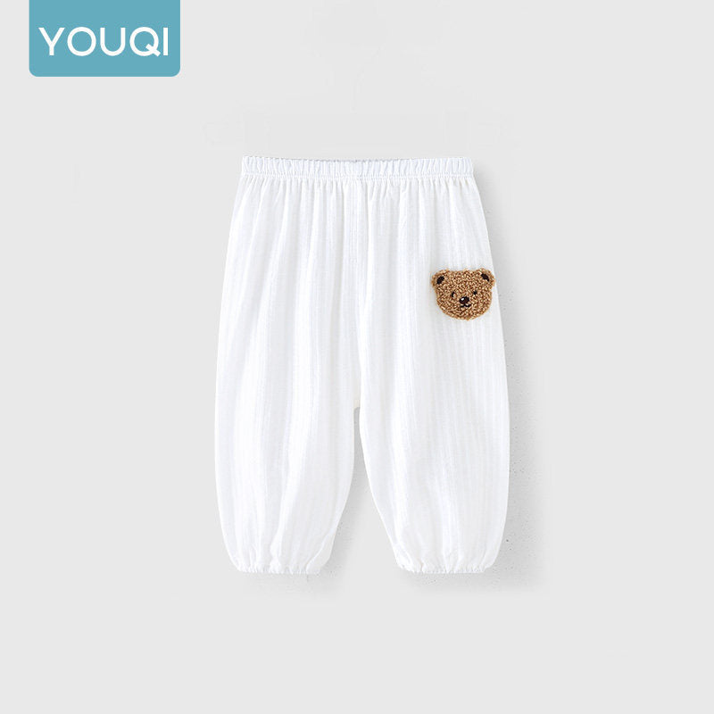 Children's Summer Thin Pure Cotton Boys Bloomers Trousers Children's Pants