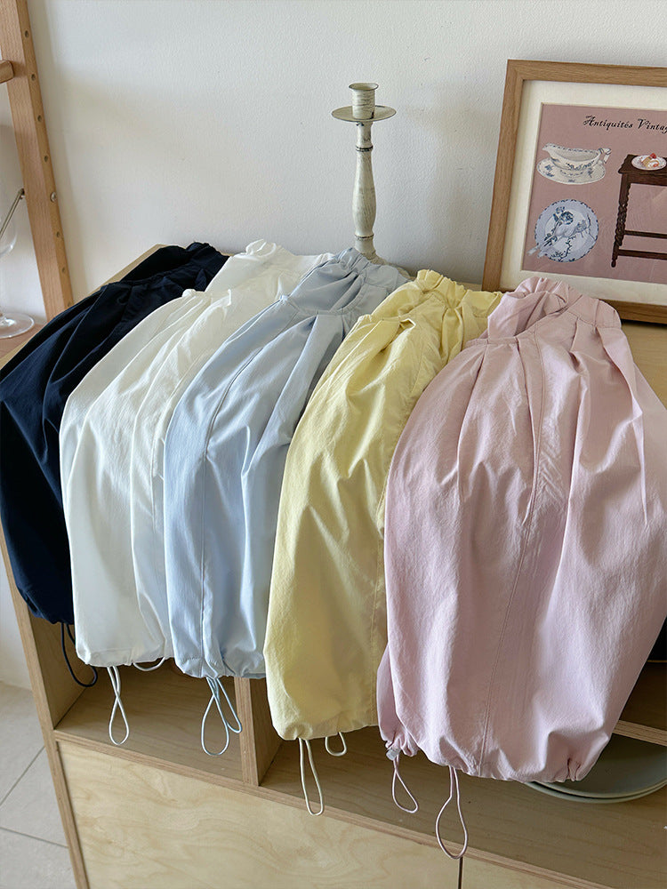 Children's Western Style Outdoor Trousers Solid Color Casual Children's Pants