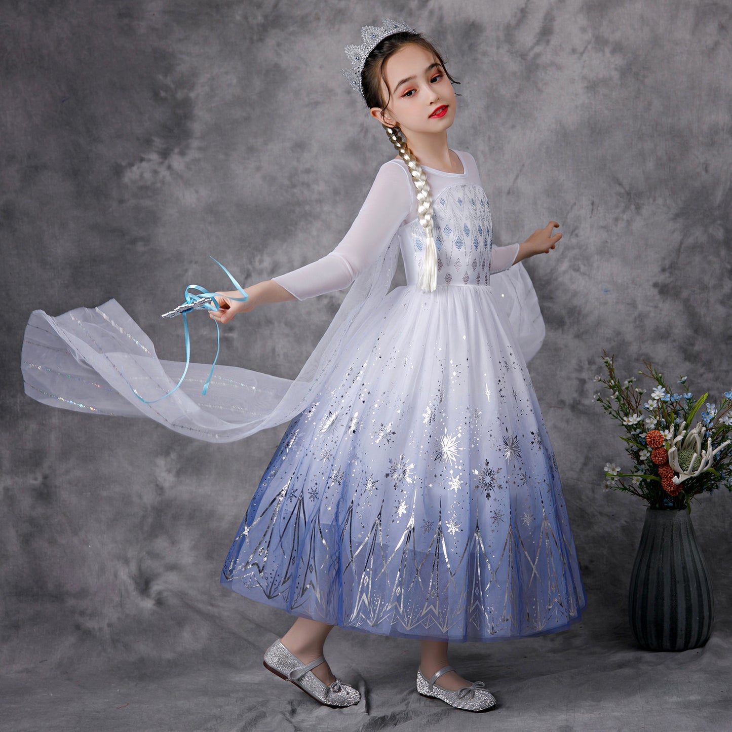 Women's Princess Elsa Frozen 2 Aisha Summer Skirt Clothes Clothing Children's Dress