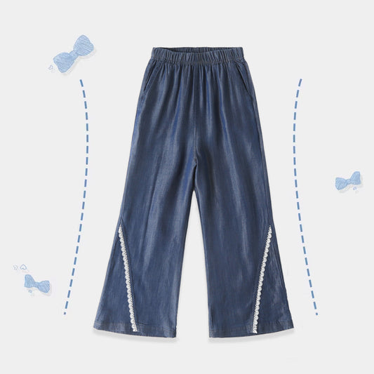 Children's Flared Class Jeans Thin Slimming Children's Pants
